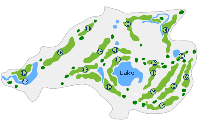 Phuket Country Club course map